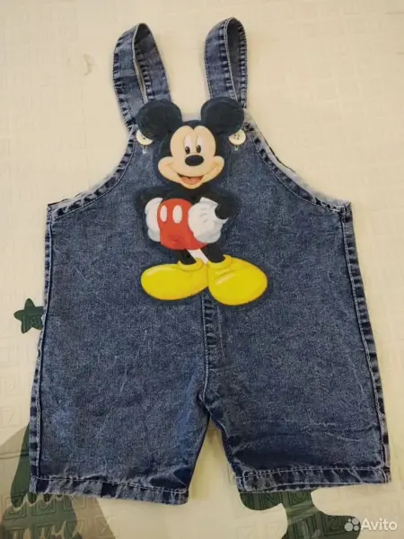 Детский джинсовый комбинезон zara