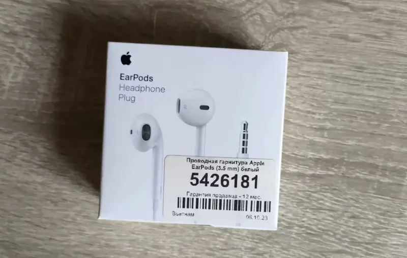 Наушники Apple Earpods 3.5 мм