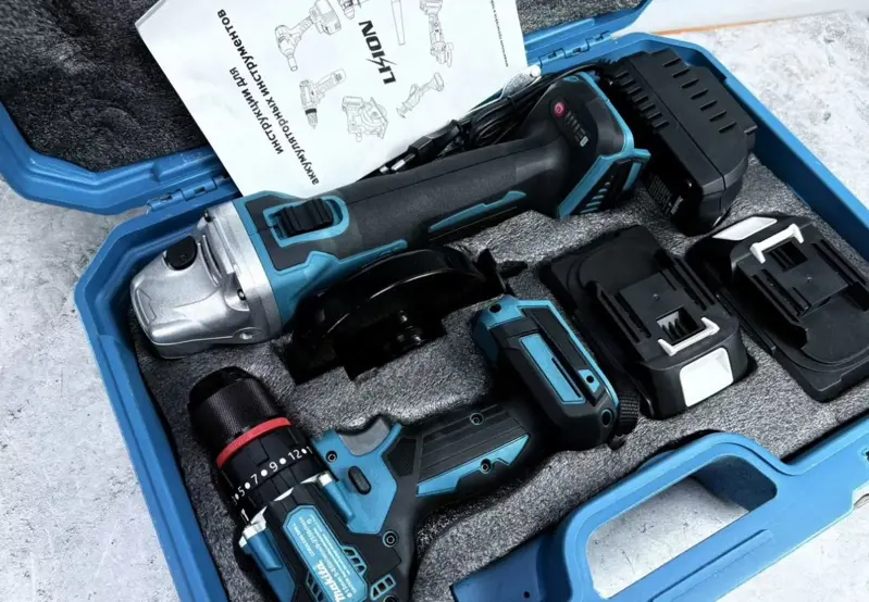 Ушм и шуруповерт makita 2в1