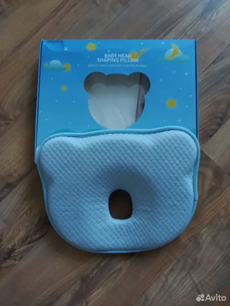 Подушка для новорожденных с анатомической выемкой