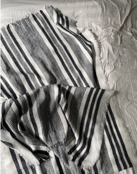 Шарф хлопковый длинный и широкий