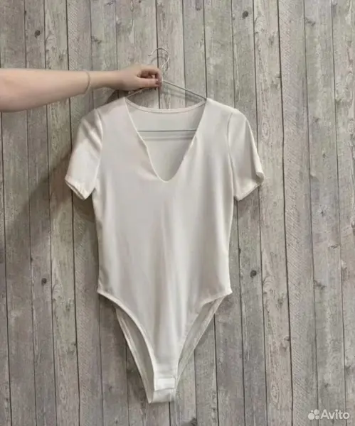 Белое боди женское