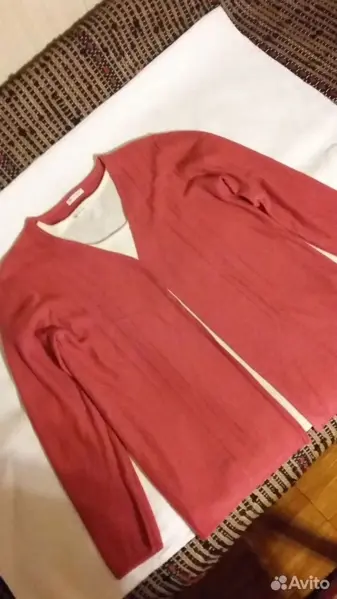 Яркий кардиган и джемпер