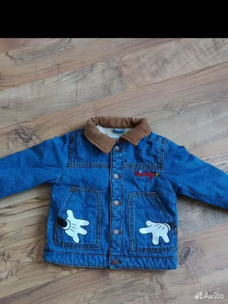 Джинсовая куртка zara 80 детская
